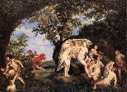 Albani  Francesco Diana and Actaeon oil painting on canvas